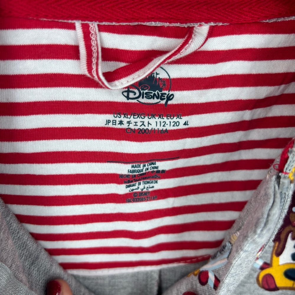 Disney Parks Mickey and Friends Holiday Adult XL One Piece Pajamas NWT - Picture 3 of 6